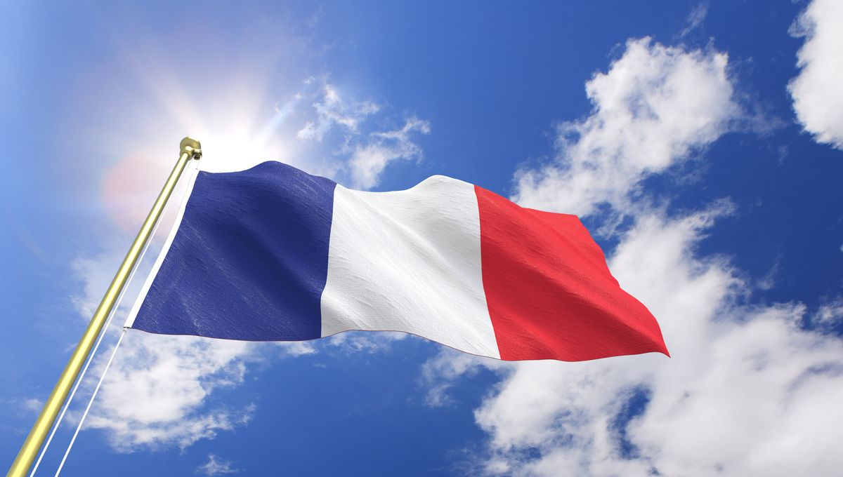 drapeau qui vole